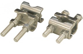 Coil spring clamps
